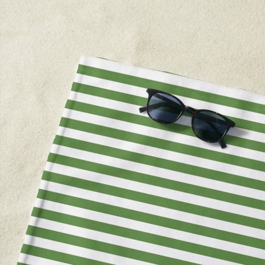 Tennis Ball Stripes Design Plage Serviette (En situation)