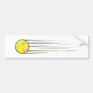 Tennis Ball Swish Bumpersticker