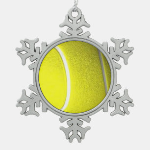 Tennis Ball Tin Sneeuwvlok Ornament