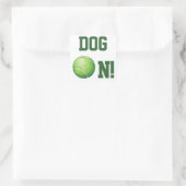 Tennis Ball Vierkante Sticker (Tas)