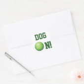 Tennis Ball Vierkante Sticker (Envelop)