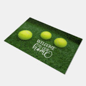 Tennis ball Welkom thuis Deurmat (Schuin)