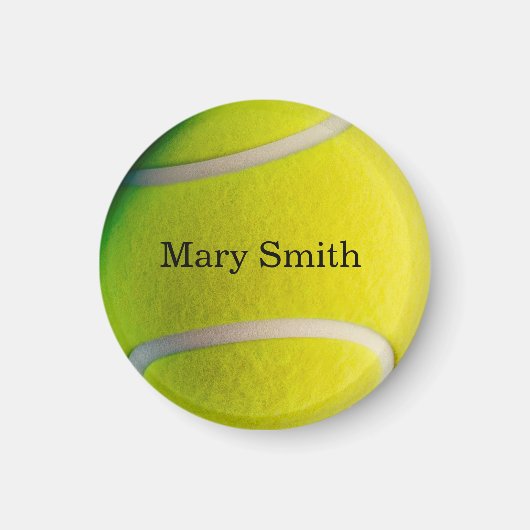 Tennis ball with your name  magneet (Voorkant)