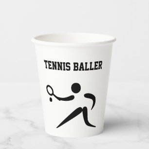 Tennis Baller Papieren Bekers