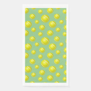 Tennis Balls Design Guest Towel Servet