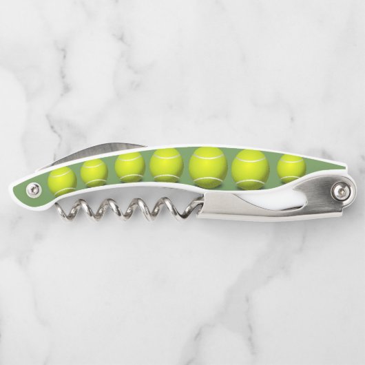 Tennis Balls Design Kurkentrekker (Achterkant)