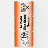 Tennis-banner van de middelbare school spandoek (Verticaal)