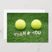 Tennis Bedankkaart (Voorkant / Achterkant)