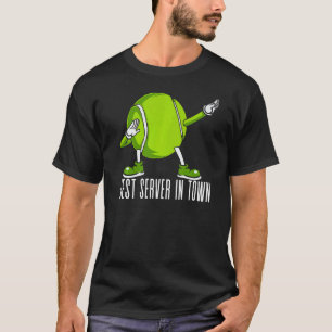 Tennis Beste Server In Stad Sport Spel Mannen WO T-shirt