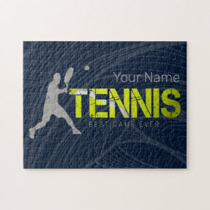 Tennis Beste Spel Ooit Sport Coach Ontwerp Legpuzzel