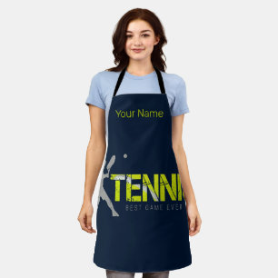 Tennis Beste Spel Ooit  Sport Coach Ontwerp Schort