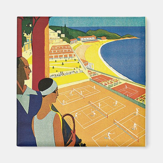 Tennis bij Monte Carlo Magneet (Voorkant)