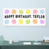Tennis Birthday Banner (Beurs)