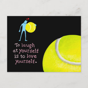 Tennis Birthday Briefkaart Greeting on Valentijns