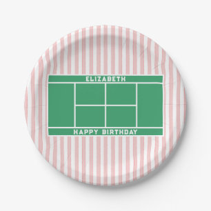 Tennis Birthday Papieren Bordje
