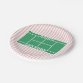 Tennis Birthday Papieren Bordje (Gekanteld)