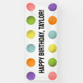 Tennis Birthday Spandoek (Verticaal)