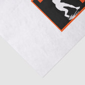 Tennis Birthday, Tennis Girl Player Tissuepapier (Detail)