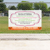 Tennis Booster Club Business Personalized Banner (Insitu)