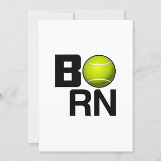 TENNIS BORN FUNNY KAART