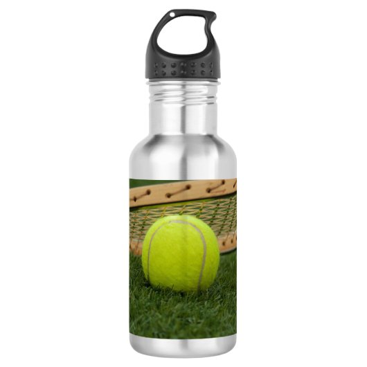 Tennis bouteille d'eau en acier inoxydable (Devant)