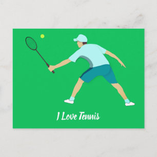 Tennis Briefkaart