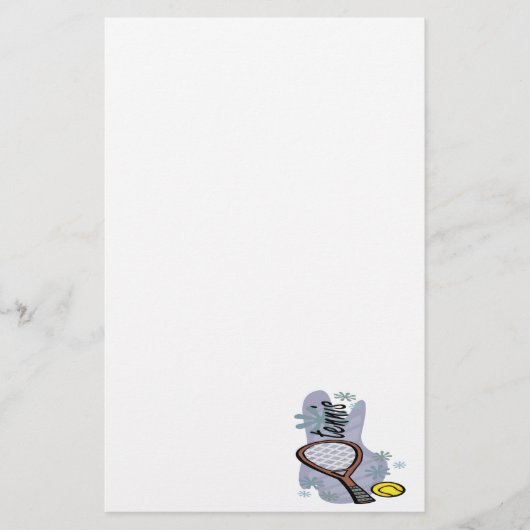 Tennis Briefpapier (Voorkant)
