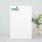 Tennis Briefpapier (Staand voorkant)