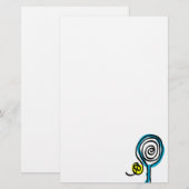 Tennis briefpapier (Voorkant / Achterkant)
