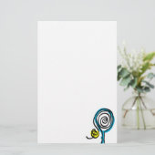 Tennis briefpapier (Staand voorkant)