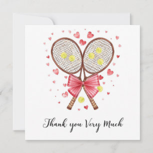 Tennis bruiloft met racket en liefdesharten