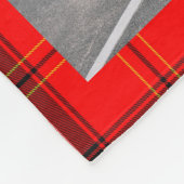 Tennis Buffel Fotocollage Fleece Deken (Hoek)