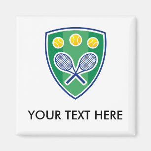 Tennis-cadeaus voor spelersteamleden magneet