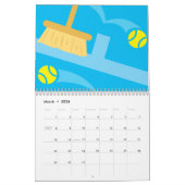Tennis Calendrier cadeau avec des illustrations co (Mar 2026)