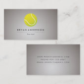 Tennis - carte de visite personnel (Devant / Derrière)