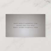 Tennis - carte de visite personnel (Dos)