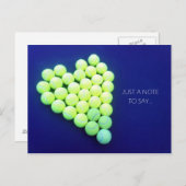 Tennis ♥ Carte postale (Devant / Derrière)