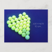 Tennis ♥ Carte postale (Devant)