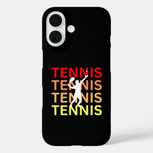 Tennis Case-Mate iPhone Case (Achterkant)