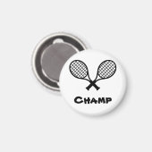 Tennis Champ Magnet (Recto/Verso)