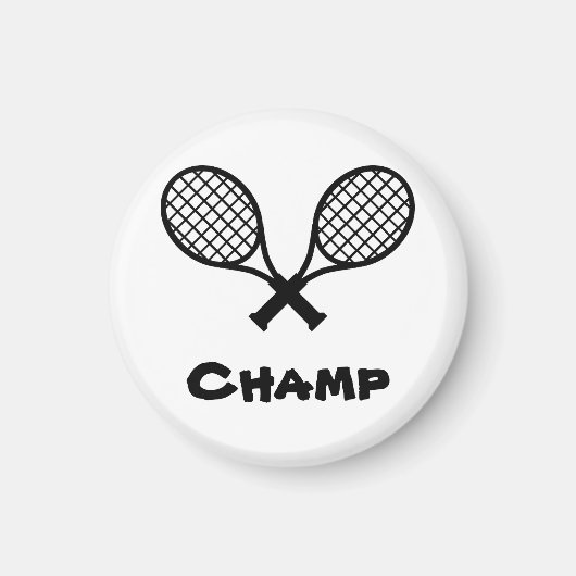 Tennis Champ Magnet (Devant)