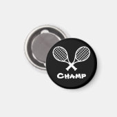 Tennis Champ Magnet Magneet (Voorkant / Achterkant)
