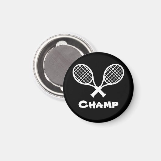 Tennis Champ Magnet Magneet (Voorkant / Achterkant)