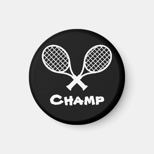 Tennis Champ Magnet Magneet (Voorkant)