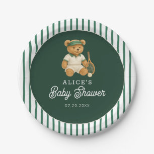 Tennis Chic Beer Baby Borrel Papieren Bordje