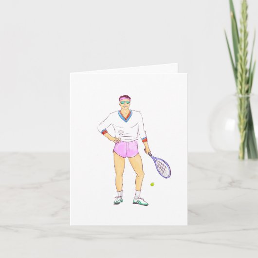 Tennis Chic Kaart (Voorkant)