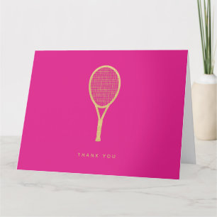 Tennis Chic Rose or personnalisé Merci plié
