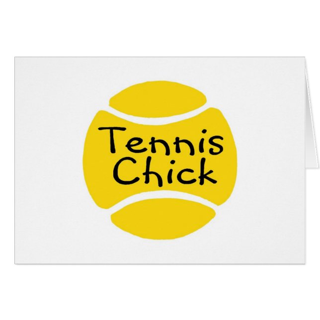 Tennis Chick (Voorkant Horizontaal)