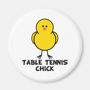 Tennis Chick Magneet