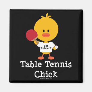 Tennis Chick Magnet Magneet